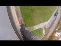 Gopro parkour climb exploring an abandoned school