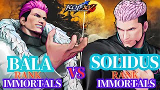 KOF XV 🔥The Next Level Of KOF 15 Season ⚡Rank Match ⚡️GEMA-BALA⚡️VS ⚡️MASTERSOLIDUS⚡️KOF 15 🔥