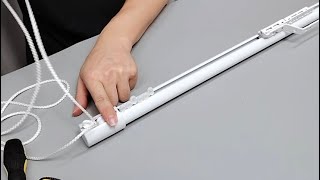 How We Assemble the Pull-Cord Curtain Track (A Guide for Suppliers) #factory #b2b #curtaintrack 