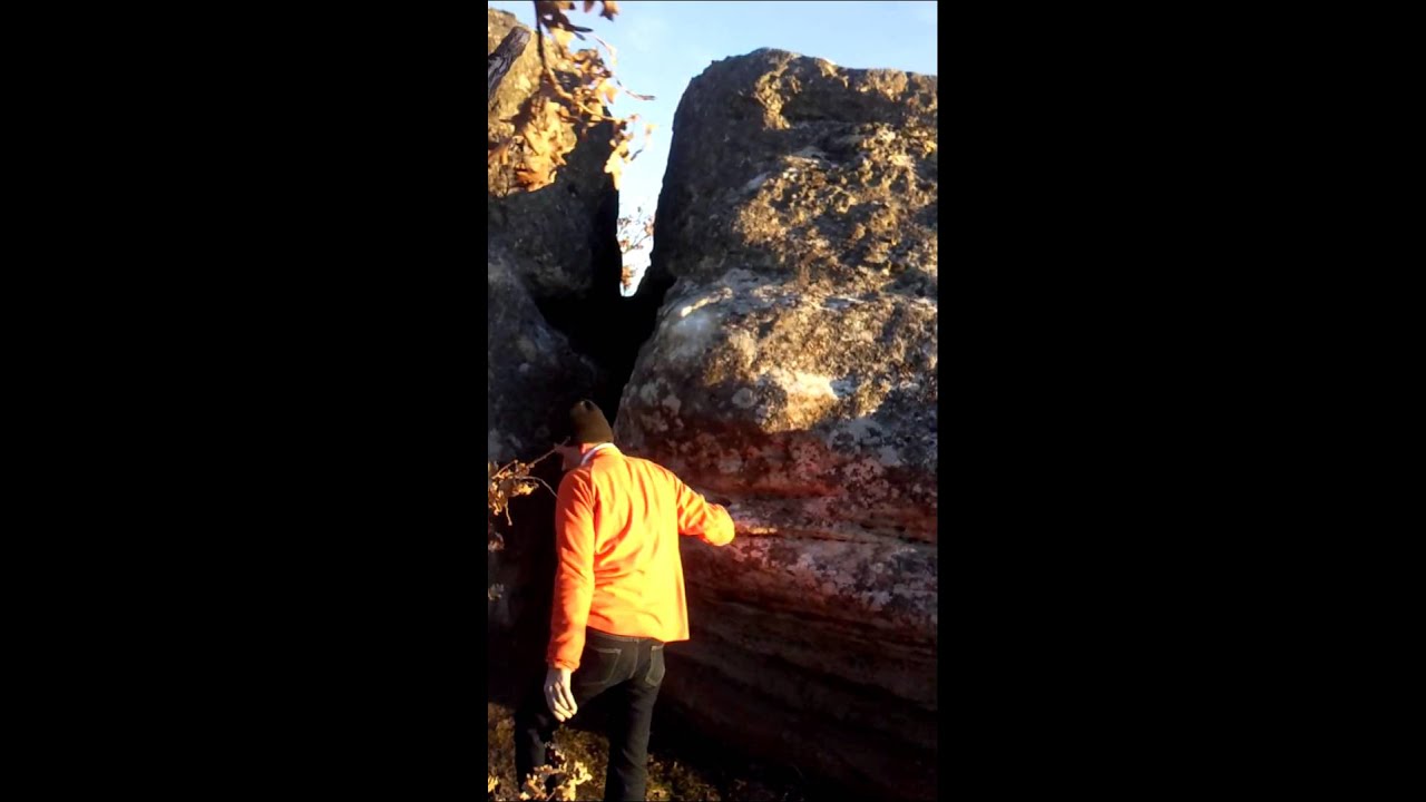 Escalada en Pedrajas - Soria; bloque Abu Project