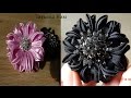 Интересная Брошь Канзаши/Interesting Kansashi Brooch/簪