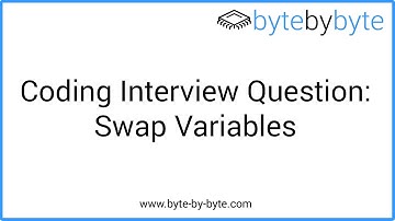 Interview Question: Swap Variables