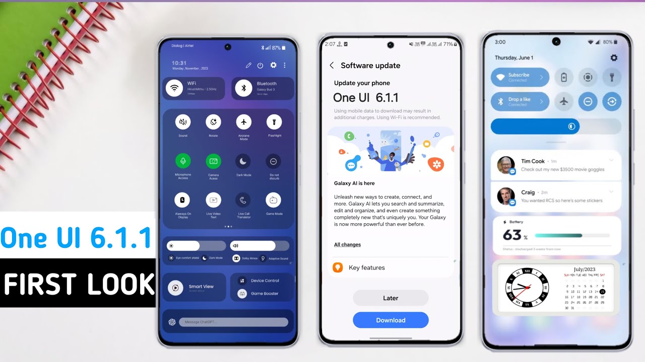 Samsung One Ui 6.1.1 : First Look (5+ New Features) 🔥 - YouTube