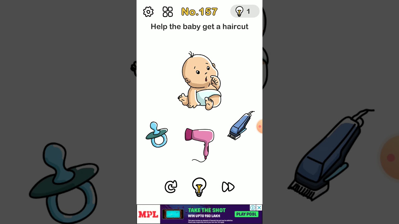 Help the baby get a haircut