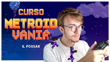 Como Programar Animação de POUSAR ao tocar no solo - AULA 6 Curso Metroidvania 1.0 [CONSTRUCT 2]