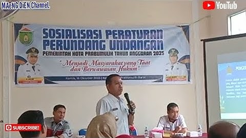 Sosialisasi Peraturan Perundang undangan Agar bisa menjadi masyarakat yang taat dan berwawasan hukum