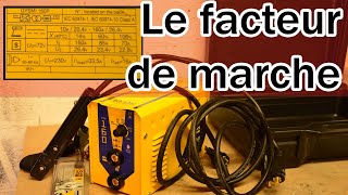 Poste à souder : le facteur de marche