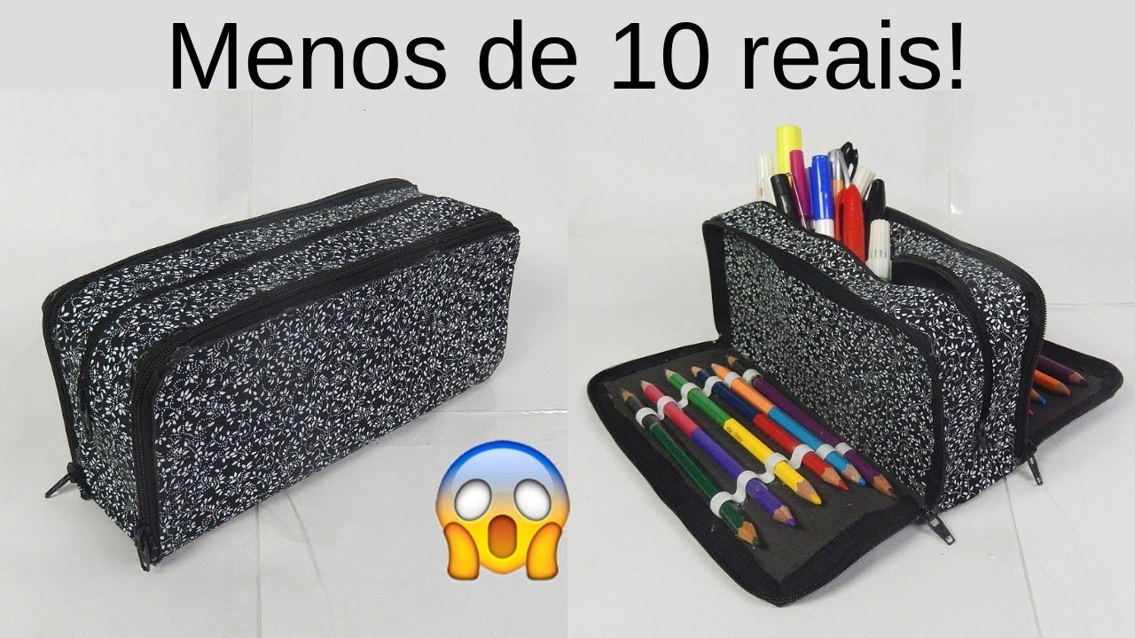 DIY estojo tipo Kipling feito com EVA (muito fácil e sem costura) | Pricity