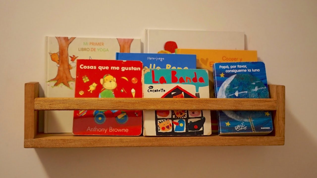 Estante libros Montessori
