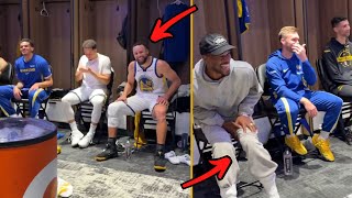 Scenes In The Warriors Locker Room After Eliminating Clippers & Facing The Phoenix Suns For 8Th Seed