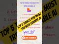 Top 5 Things You Must Do with Lovable AI #ai