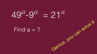 数学オリンピック、値を求める、49^a-9^a=21^a、数学ゲーム、マジック数学、代数、根号。数学テスト。 screenshot 5