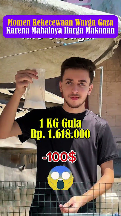G4z4 Residents' Moment of Disappointment Due to High Food Prices #uniqueinfo #worldinfo