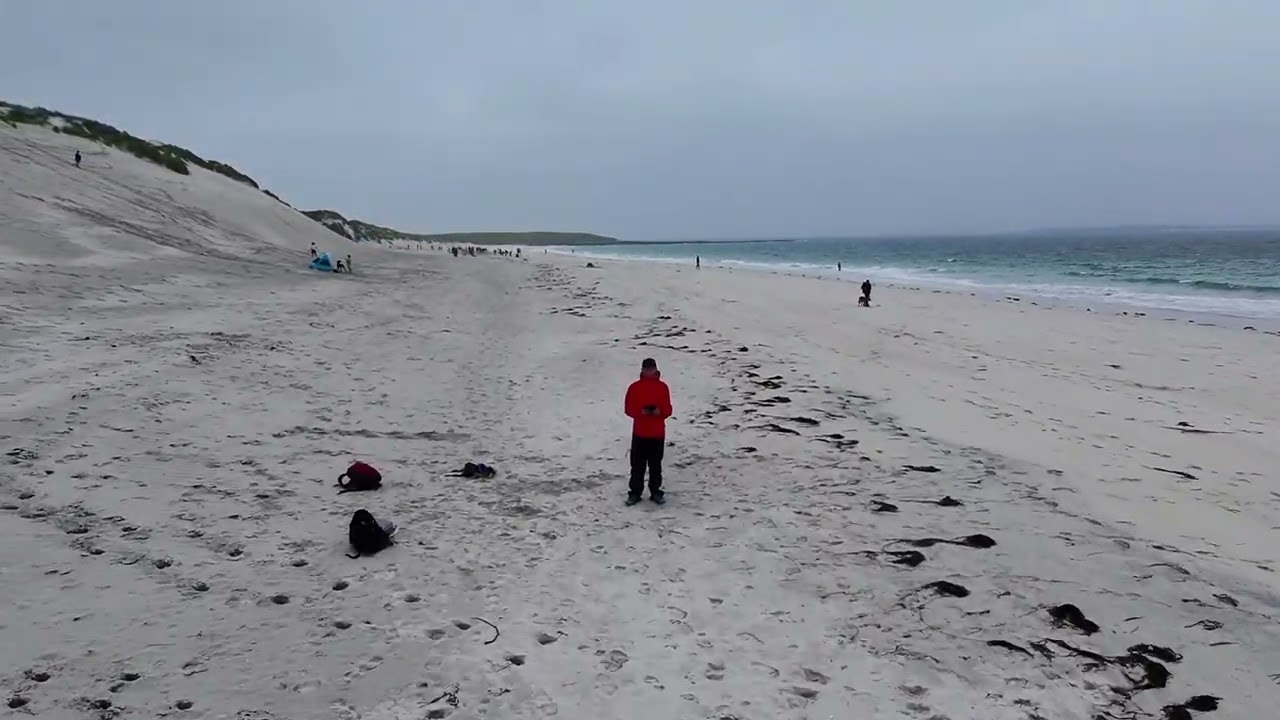 DJI Neo Berneray Beach Scotland 