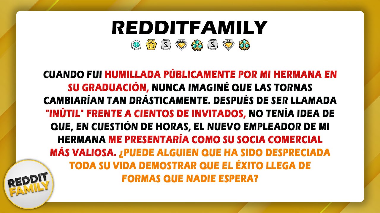 Mi hermana me llamó inútil en su graduación, hasta que su empleador me presentó como su socia.