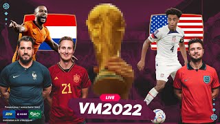 Nederländerna - USA | Åttondelsfinal | LIVE VM2022 | Se matchen med DobbTV