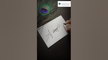 A letter sign || Aishwarya #shortvideo#shorts#youtubeshorts#calligraphy#handwriting#viral#nameart