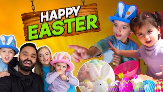 HAPPY EASTER VLOG WITH ABBEYS FAMILY 🎉Noah & Hazels Egg Hunt