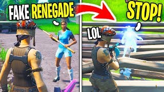 TOXIC Kid Thinks Im a Fake Renegade Raider, So I DESTROY Him In 1v1...