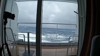 Just a bit of the Drake Shake crossing the Drake Passage reported 30' waves