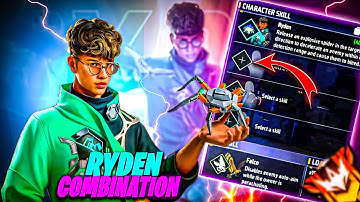 RYDEN SKILL COMBINATION 2026 | BR RANK BEST CHARACTER COMBINATION IN FREE FIRE          