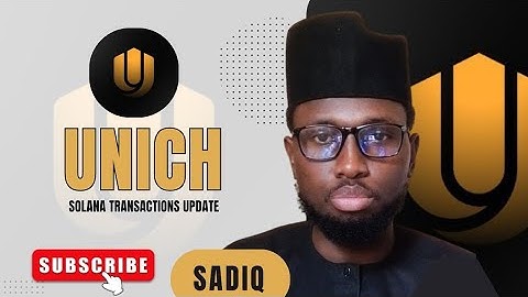 UNICH AIRDROP TRANSACTIONS USING HOT WALLET