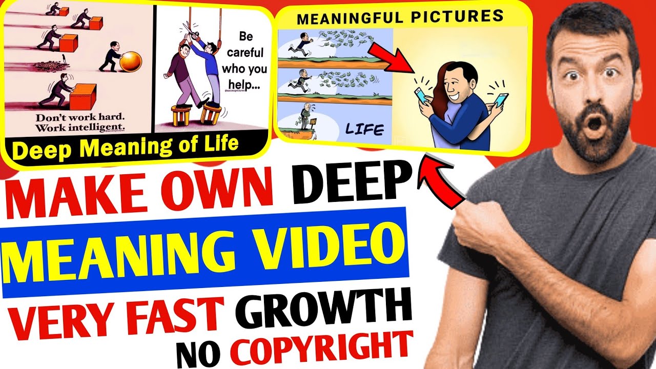 Deep meaning images video kaise banaye | Top 50 Motivational Pictures with Deep Meaning |earning key