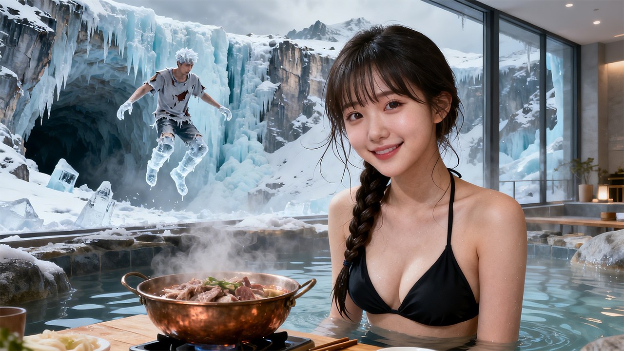 【一口气看完】末世除夕夜被老公推出门外冻死，重生后我偷偷变卖家产买下整座温泉山！当他们在冰风暴里变冰雕时，我的山洞火锅正沸腾着！