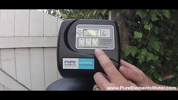 Set the Time on Pure Elements Water System - When Display is Flashing