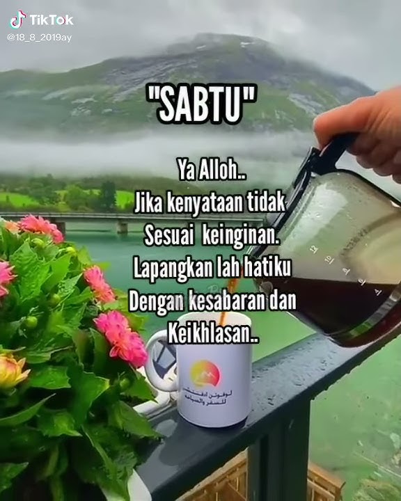 Kata kata hari sabtu