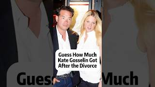 Guess how much Kate Gosselin got after the divorce #usa #celebration #actor