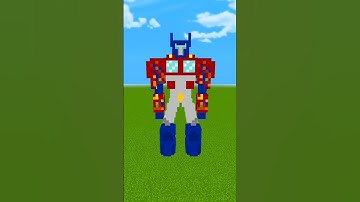 Transformers in Minecraft?! 🤖✨ #minecraft