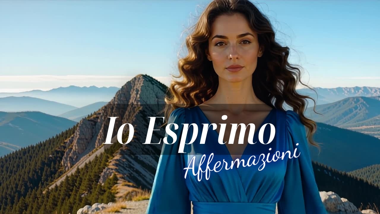 IO ESPRIMO 🎶 Affermazioni POTENTI per comunicare con AUTENTICITÀ e MANIFESTARE la Tua VERITÀ