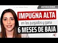 Gana 6 MESES MÁS DE BAJA tras impugnar su ALTA ante la ley