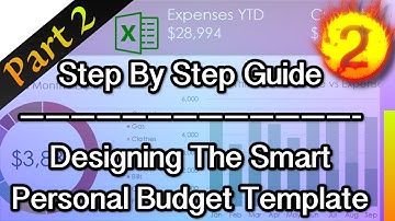 Excel Tutorial | Design The Smart Personal Budget Template - Part 2