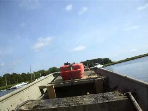 12 ft jon boat 1959 18 hp johnson fast crab boat. - YouTube