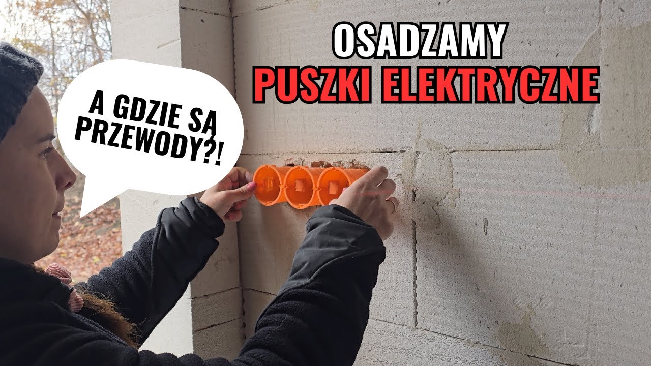 Osadzamy puszki elektryczne bez przewodów