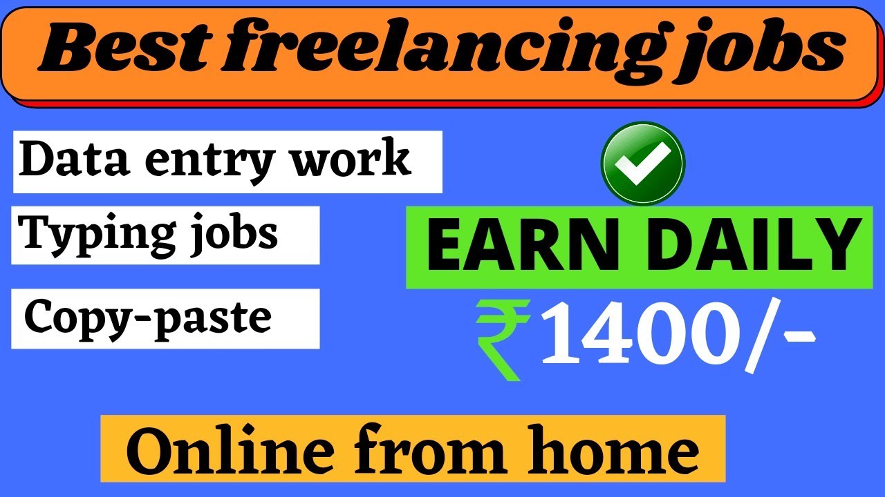 Short Freelancing Gigs: Writing, Typing, Copy-Paste, and Data Entry Jobs Short Freelancing Gigs: Writing, Typing, Copy-Paste, and Data Entry Jobs