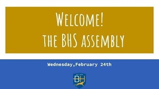 Virtual Assembly - February 24, 2021  |  Brandon Hall School