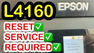 How to RESET Epson L4160 Service Required | EPSON RESET