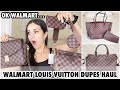 MASSIVE WALMART LOUIS VUITTON DUPES HANDBAG HAUL | Daisy Rose, Richports, & Twenty Four | MUST SEE!