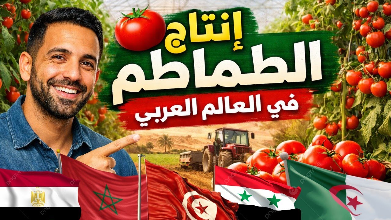 تقرير صادم: لـأكبر 5 دول عربية حسب إنتاج الطماطم في 2026🍅🔥