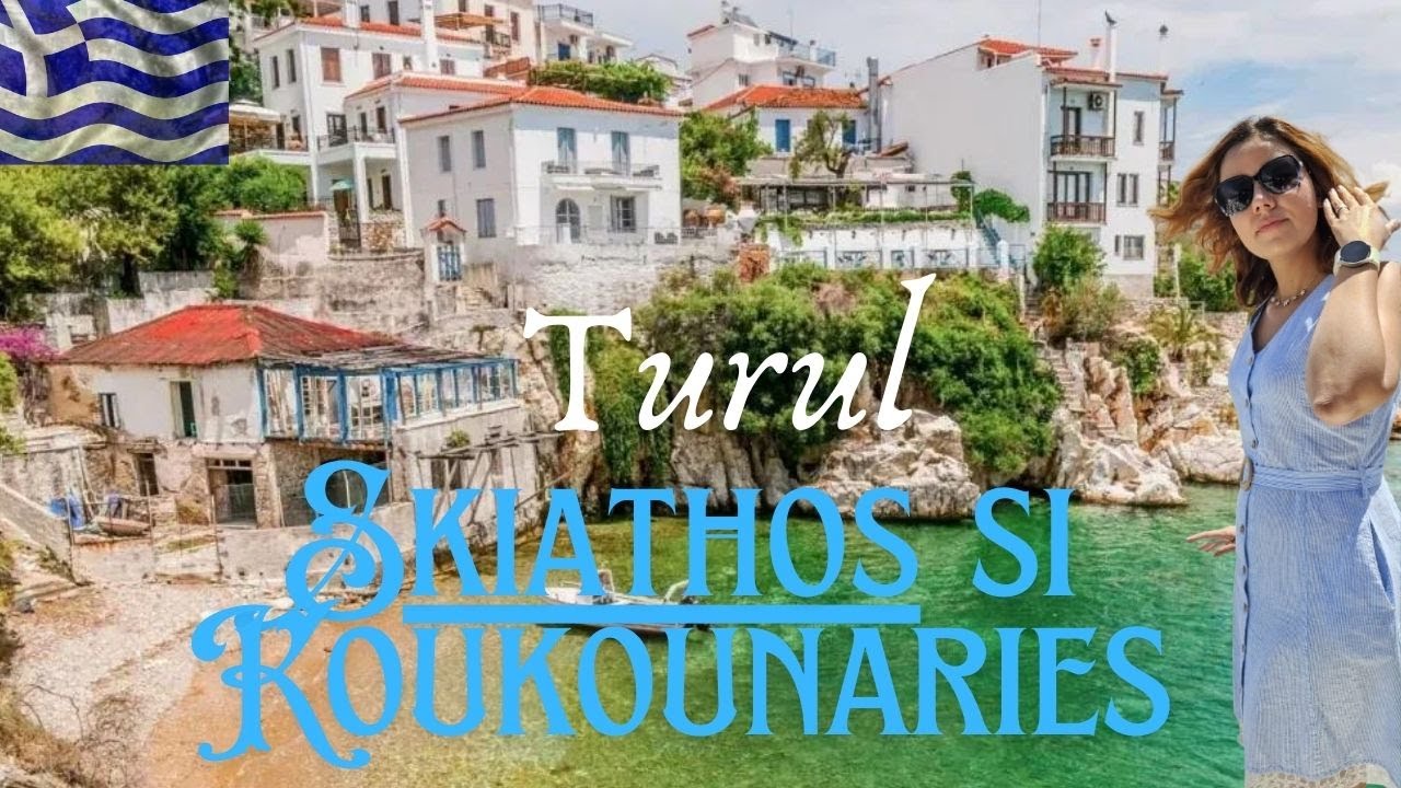 Turul orasului vechi Skiathos si Koukounaries, preturi de pe insula #skiathos #grecia #travelvlog