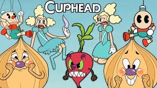 Before And After Update Cuphead Secret Bosses Comparison