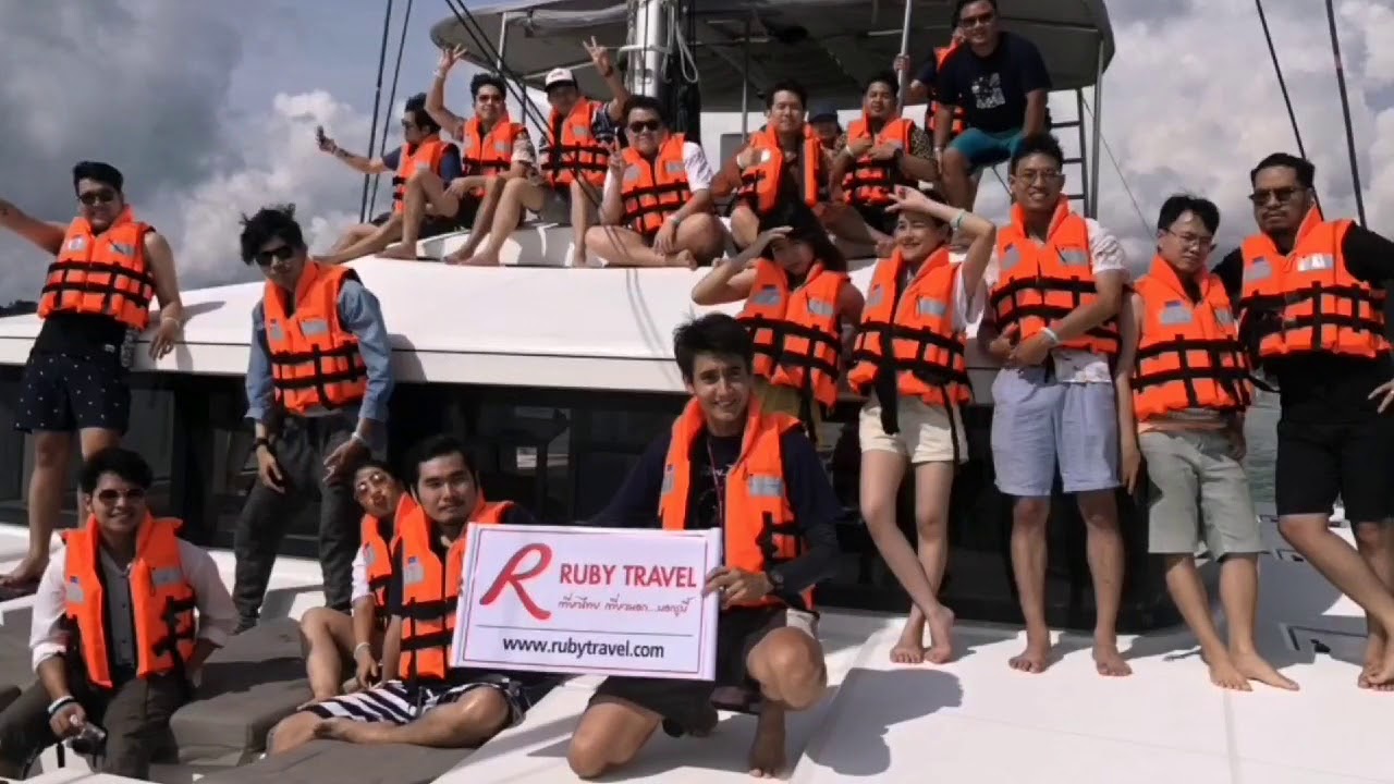 บรรยากาศล่องเรือยอร์ชสู่เกาะไม้ท่อน Ruby Travel Chiangmai HD - YouTube