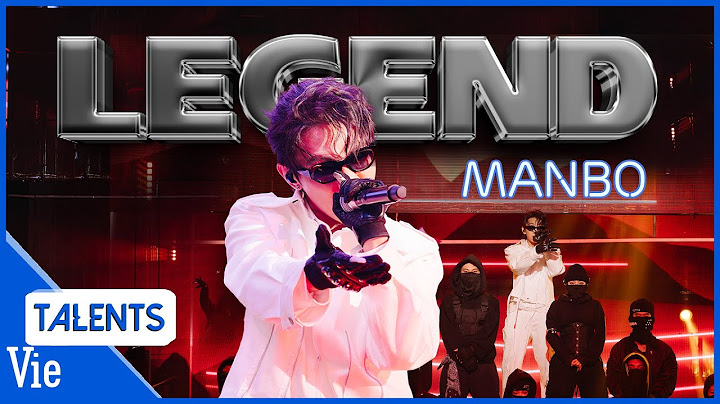 MANBO đi flow cực chiến, chứng minh bản lĩnh với bản rap LEGEND đầy khí thế | Rap Việt Live Stage