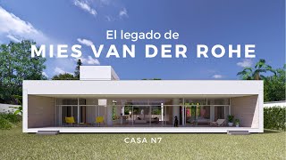 🔥 El legado de MIES VAN DER ROHE: Diseño de casa en Venezuela