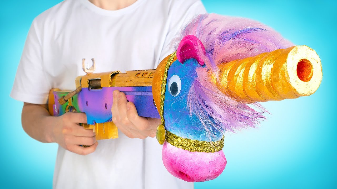 ⁣Cum să faci o pușcă unicorn