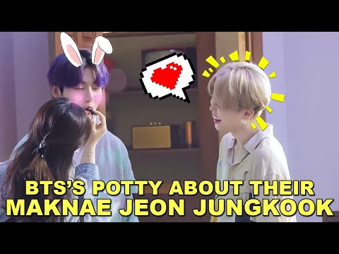 BTS's Potty About Their Maknae Jeon Jungkook