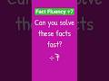 Division Fast Facts | Divide by 7 | Fact Fluency Practice #confidencemathematics #mathshorts #quiz